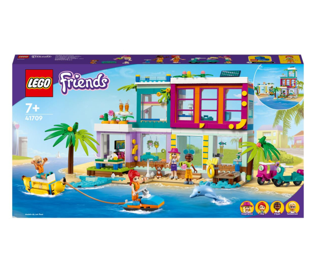 LEGO Friends 41709 Wakacyjny domek na plaży - 1035623 - zdjęcie